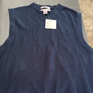 Classic Navy V-Neck Sweater Vest